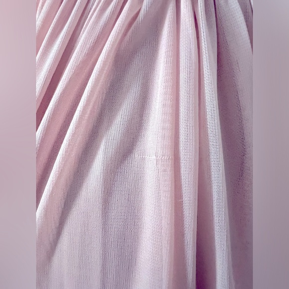 DAVID’S BRIDAL LONG CHIFFON ASYMMETRIC NECKLINE GREEK ROMAN TOGA DRESS SIZE 14 - Picture 12 of 12